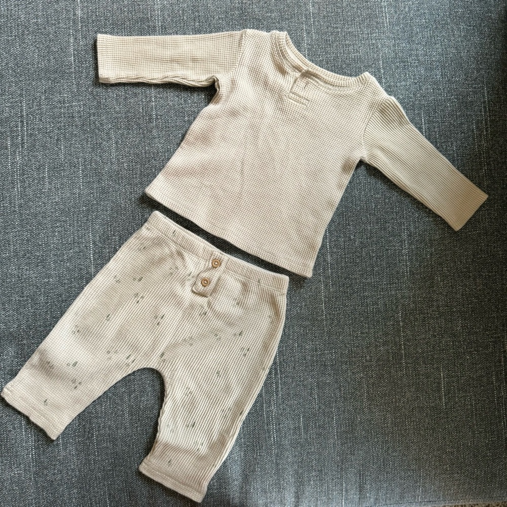 Grayson Collective waffle knit matching set